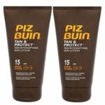 Piz Buin Tan Intensifier Duo Spf 15 Sun Lotion (pack of 2 ) 150 ml each