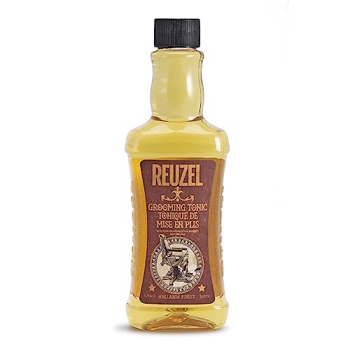 Reuzel Grooming Tonic - Pro Oil Treatment For Men With Organic And Natural Ingredients - Pure, Vegan Serum That Gives Hair Essential Strength And