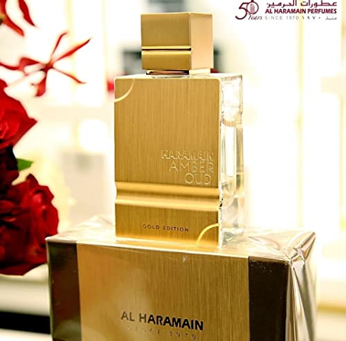 Al Haramain Amber Oud Gold Edition 60ml | Womens Perfumes | Ladies Perfume Spray | Perfume For Women and Men (Amber Oud Gold)