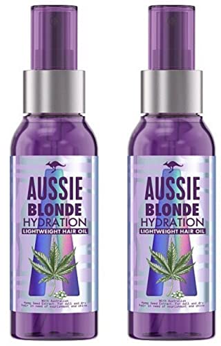Aussie BLONDE HYDRATION Lightweight Hair OIL (pack of 2) 100ml each