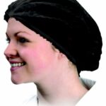 N & B Black Disposable Mob Caps Hair Nets Spray Tanning Caps X 50