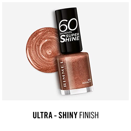 Rimmel 60 Seconds Super-Shine Nail Polish, 835 Royalty, 8 ml