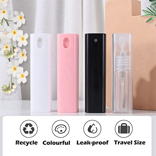 Small Spray Bottle, 3 Pcs Perfume Atomiser Empty Glass Spray Bottle Refillable Mini Spray Atomizer Aftershave Dispenser Travel Accessories Gifts