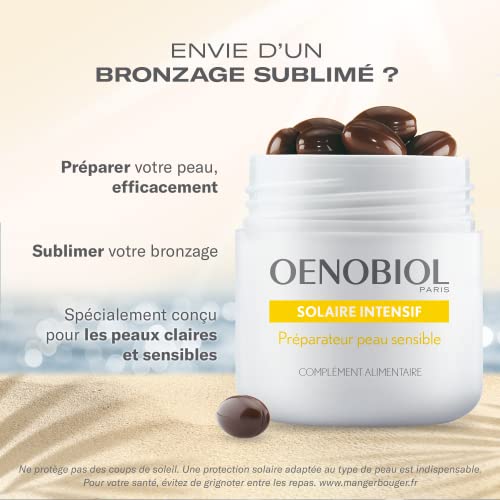 Oenobiol - solar intensive skin preparation - sensitive skin - 30 capsules