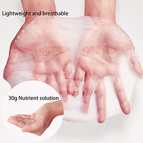 Sheet Mask,5Pcs Fruit Extract Face Mask Set,Aloe Vera Gel Face Mask,Hydrating Face Mask,Face Masks Beauty,Face Masks Skincare,Improves Skin Face