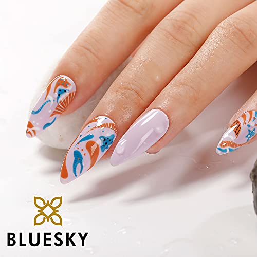Bluesky Gel Nail Polish, Spring 2020 Collection, Just Ride, SS2001, Lilac, Purple, Long Lasting, Chip Resistant, 10 ml (Requires Drying Under UV