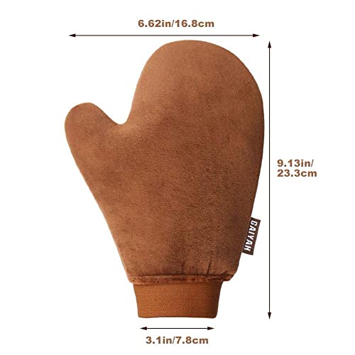 GAIYAH Self Tanning Mitt Applicator - Fake Tan Mitt With Anti-slip Elastic Wrist And Thumb, Streakless Self Tan Mitt