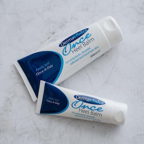 Dermatonics Once Heel Balm | Long-lasting Relief for Rough, Dry, and Callused Heels and Feet | Clinically Proven | Visible Result in 8 Days | 75