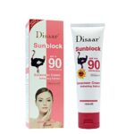 DISAAR Sunscreen Cream Refreshing Sunblock SPF90++ Protection Waterproof 100ml