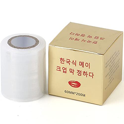 Eyebrow Tattoo Plastic Wrap, Tattoo Preservative Film, Professional Eyebrow Tattoo Makeup Supplies for Eyebrow Eyeline Tattoo Lip and Tattoo, Cov