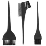 3 Pcs Hair Coloring Brushes, Hair Dye Brushes Tool Set, Double-sided Hair Dying Combs Brushes Set for DIY Hair Coloring Dyeing Salon Brushes - Bl