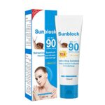 Sunscreen Cream SPF90PA++,Protection Face Cream Disaar Sunblock 90++ Protective Cream Pigmentation 100g (Sunscreen)