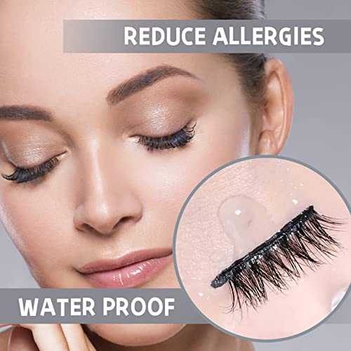 Lash Bond and Seal Cluster Lashes Glue Bond and Seal for Individual Lash Extension DIY Eyelash Extensions Strong Hold Waterproof Eyelashes Glue (