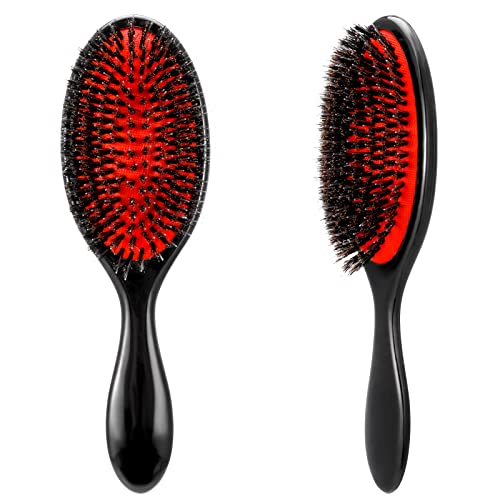 FANTESI Paddle Hair Extension Brush Massage Hair Brush Professional Detangle Brush Comb Oval Anti-static Hair Comb