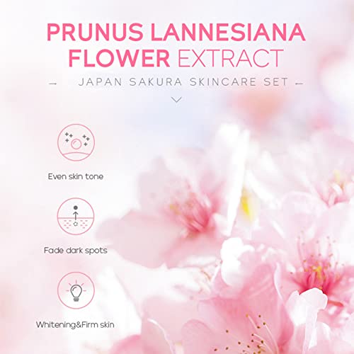 Skincare Set Skin Care for Teenage Girls Gift Set-Cleanser,Serum,Eye Serum,Essence Serum- Facial Care Sets&Kits for Pores,Blackheads,Exfoliate,Sk