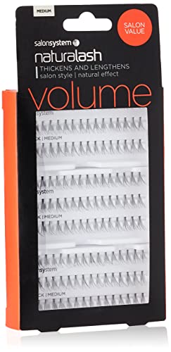 Salon System Individual Lashes SALON VALUE PACK Black Medium by Salon System