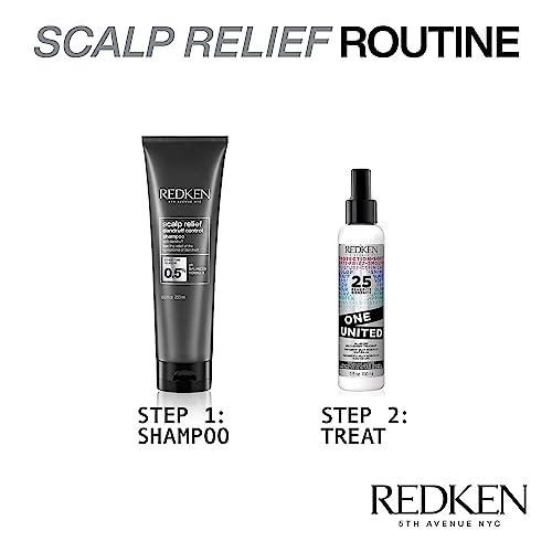 REDKEN Dandruff Control Shampoo, Lavender Oil, Soothes Itchy & Flaky Skin, Scalp Relief, 250 ml