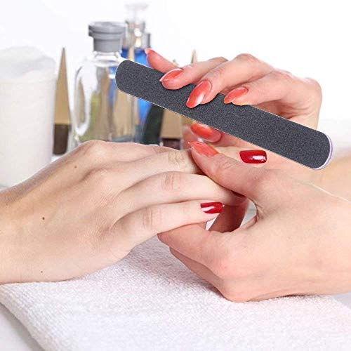 Lictin Pack of 16 Professional Nail Files Double Sided Emery Board (120/240 Grit) …