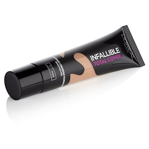 L'Oréal Infallible Total Cover Foundation, 32 Amber, 35 g