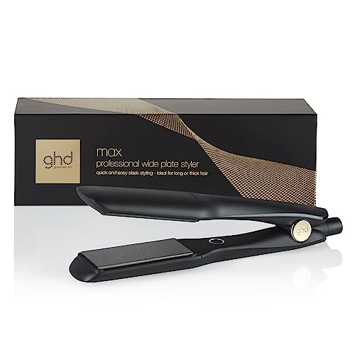 ghd Max Professional Hair Straightener, Wide 1.65" Styling Plates for Quick Easy Styling, Frizz Free, Smooth, Sleek Results