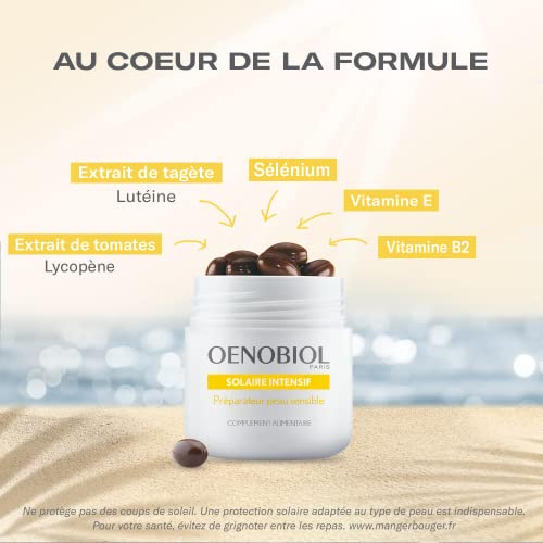 Oenobiol - solar intensive skin preparation - sensitive skin - 30 capsules