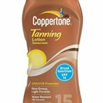 Coppertone SPF 15 Water Resistant UVA/UVB Protecion Tanning Sunscreen Lotion, 10 Ounce by Coppertone