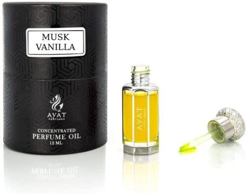 Musk Vanilla Perfume Oil 12ml Ayat Perfumes For Men Women Sweet Floral Notes Amber Honeysuckle
