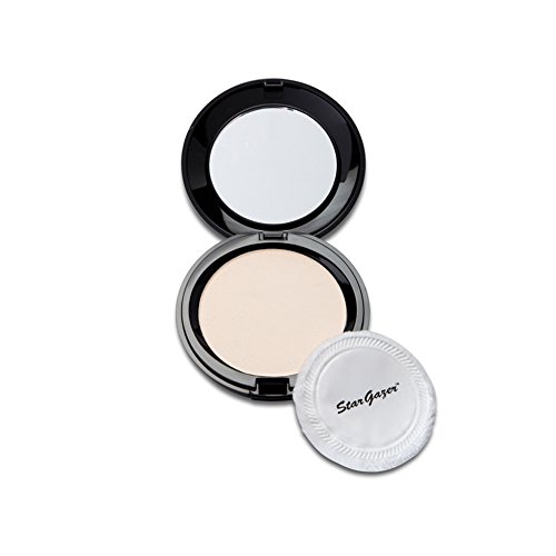 Pressed powder White, pressed powder full cover foundation including mirror and puff applicator