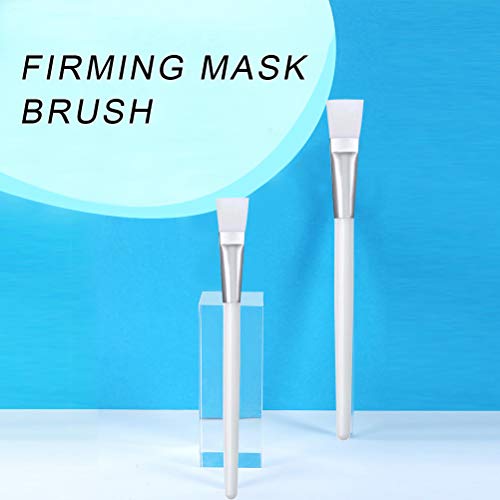 Nuoshen 24 Pcs Facial Mask Brushes For Cosmetic Makeup, Soft Silicone Face Mud Mask Applicator Brushes Mask Beauty Tool For Applying Facial Mud M