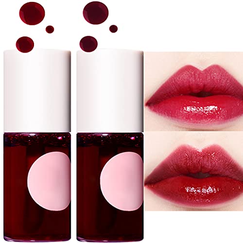 Lip Tint Stain Set, Mini Liquid Lipstick Lip Stain Long Lasting Lip Gloss, 3 In 1 Multi Stick Waterproof Hydrating Moisturizing Sweatproof Qiuck