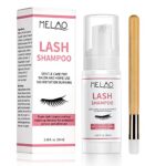 Eyelash Extension Cleanser Eyelid Foaming Cleanser Lash Foam Shampoo for Extensions, Oil, Paraben & Sulfate Free,100% Safe for Natural Lashes, No