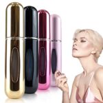 Perfume Atomiser - Perfume Travel Bottle - Atomiser Spray Bottle - Pocket Spray (Piano Black)