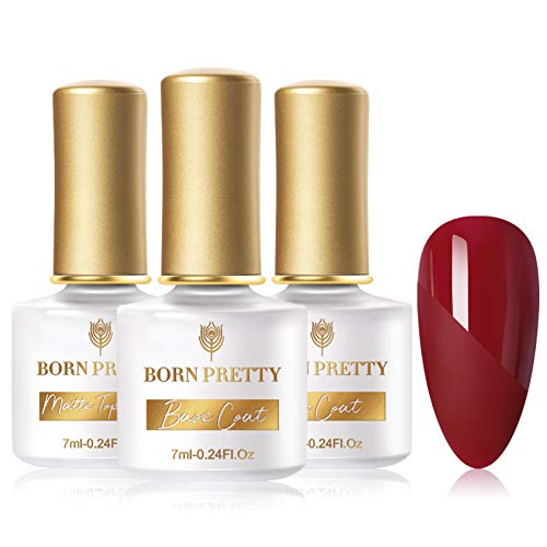 BORN PRETTY Nail Dehydrator and Primer Set, Acid Free Natural Nail Prep Dehydrate & Nail Bond Primer Set Fast Air Dry for Gel Nail Polish and Acr