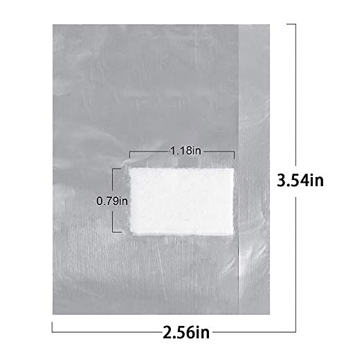 150Pcs Nail Foil Aluminium Wraps Remover for Gel Polish/Acrylic Soak-off Removal, with Pre-attached Lint Free Pad