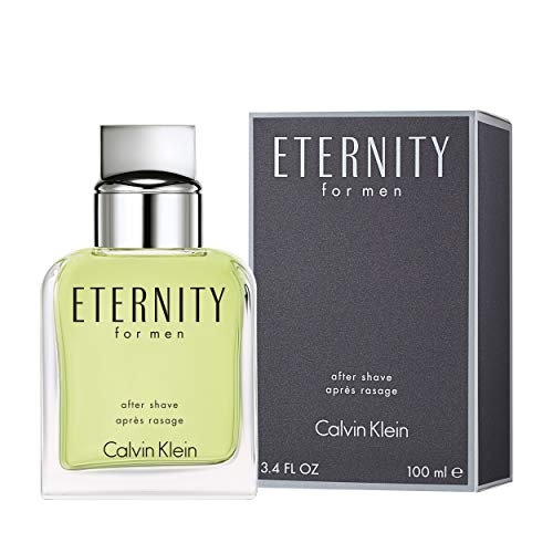CALVIN KLEIN Eternity After Shave for men, woody-aromatic fragrance, nourishes and cools after shaving, 100 ml (pack of 1)