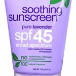 Alba Botanica Soothing Sunscreen, Pure Lavender SPF 45, 4 Ounce
