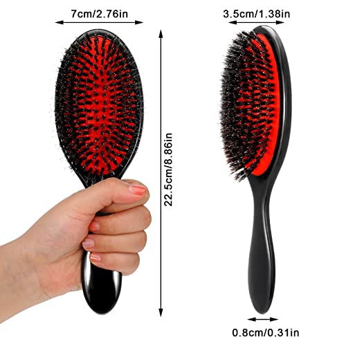 FANTESI Paddle Hair Extension Brush Massage Hair Brush Professional Detangle Brush Comb Oval Anti-static Hair Comb