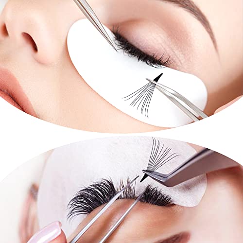 Pre Made Fan Eyelash Extensions 10D 0.07mm D Curl Mixed Length 8-14mm Premade Fans Eyelash Extension Middle Tap Premade Russian Volume Lashes Ext