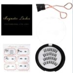 Magnetic Eyelashes Clips Set, 4 pcs Soft Magnetic False Eyelashes with Eyelashes Clips - Magnetic Lash Applicator Tool - for Women, Easy to Wear