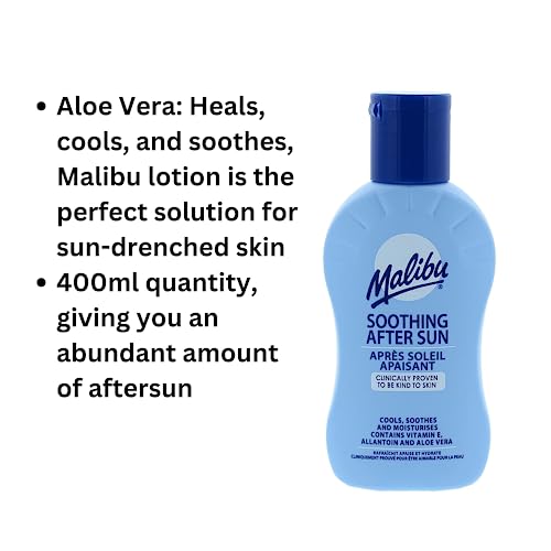 Malibu Sun SPF 20 Lotion 200ml and Malibu After Sun Soothing Moisturising Lotion 400ml - bundle