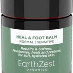 Foot Cream Day & Overnight Treatment by EarthZest Organics. Award-winning Heal & Foot Balm for Cracked Heels, Dry Skin, Fungal Nail & Athletes Fo
