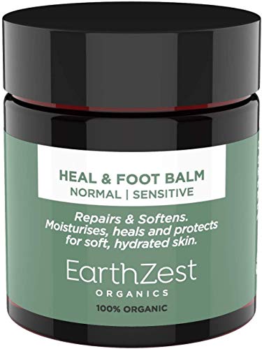 Foot Cream Day & Overnight Treatment by EarthZest Organics. Award-winning Heal & Foot Balm for Cracked Heels, Dry Skin, Fungal Nail & Athletes Fo