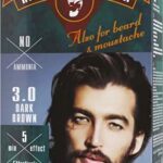 Cameleo Men - Permanent Hair Dye | Dark Brown Colour for Hair Beard & Moustache | Natural Colour Effect in 5 Minutes | Cover Grey Hair | Ammonia