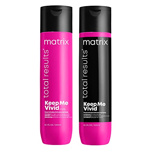 Matrix | Keep Me Vivid | Cleansing Shampoo and Conditioner to Protect Fast-Fading Colour for Colour Treated Hair, Total Results, Duo Set