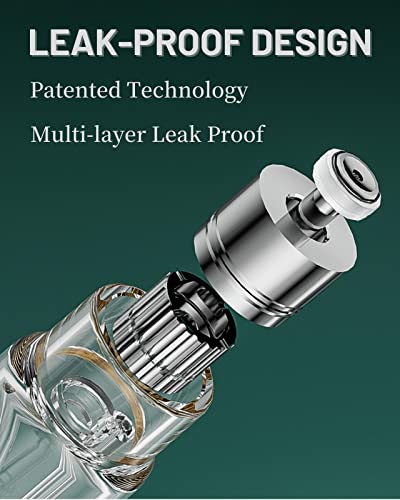 BRARIOS Perfume Atomiser Refillable, Travel Size Portable Atomiser Spray,Mini Empty Perfume Bottle,Leak Proof Cologne Dispenser for Women and Men