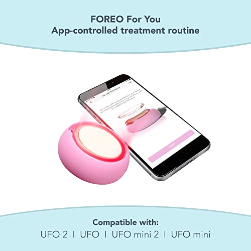 FOREO Make My Day UFO Activated Facial Mask for Dry Dehydrated Skin, 7 pack, Moisturizing & Anti-pollution, Hyaluronic Acid & Red Algae, Clean Fo