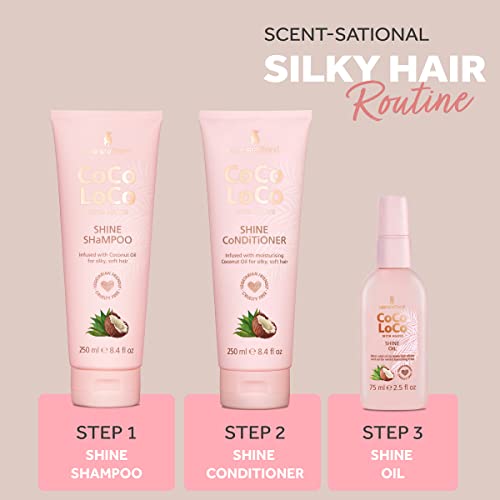 Lee Stafford Coco Loco & Agave Shine Shampoo Cleanser For Smooth Silky Soft Hair