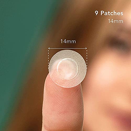 Rael Pimple Patches Microcrystal Acne Healing Patch - Acne Spot Patches Tea Tree Treatment (1Pack, 9 Patches)