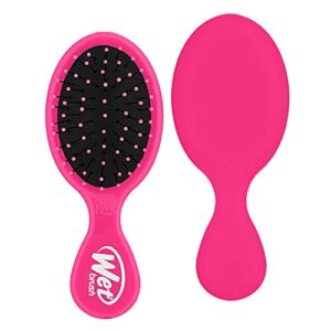 WetBrush Mini Detangler UltraSoft Bristles Travel Perfect Brush Suitable for All Hairtypes Pink