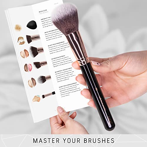 Niré Beauty Professional Makeup Brushes - 15-piece Award Winning Vegan Makeup Brush Set with Case, Blending Sponge, Brush Cleaner, Guide, Gift Bo